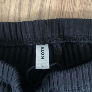 KOTN ribbed Black Flare Pants